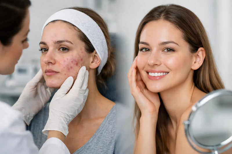 Acne Consultation Before and After Results