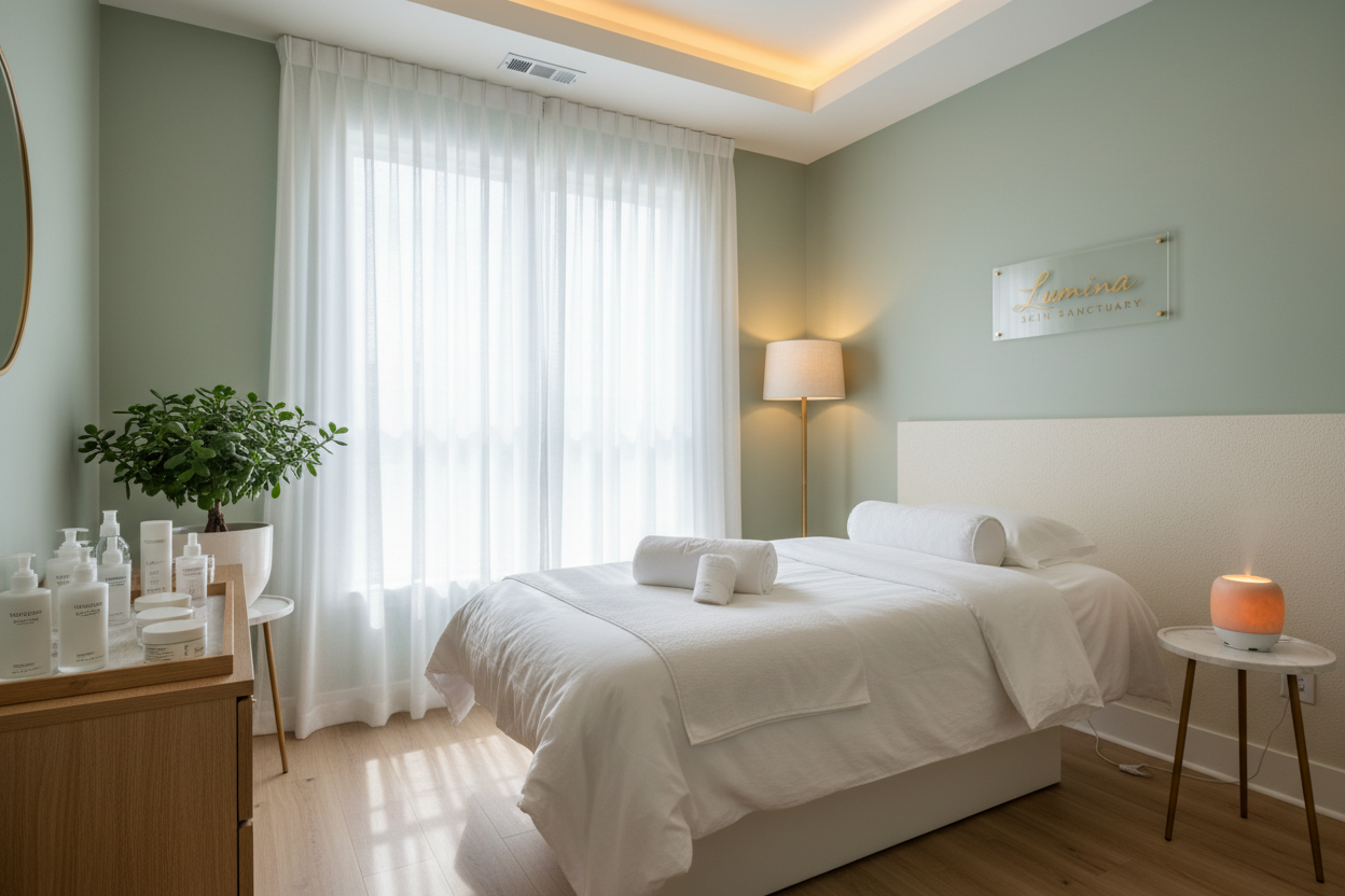 Inside Lumina Skin Sanctuary Spa