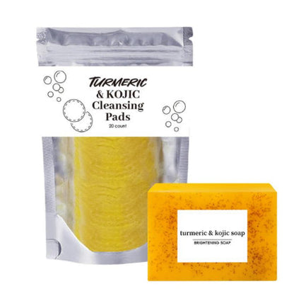Turmeric Cleansing Pads for oily skin deep pore cleaning in 20 count pack