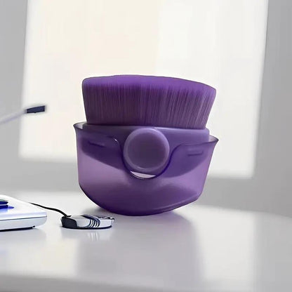Traceless Portable Magic Brush compact foundation brush with soft synthetic bristles and ergonomic handle for streak-free natural finish