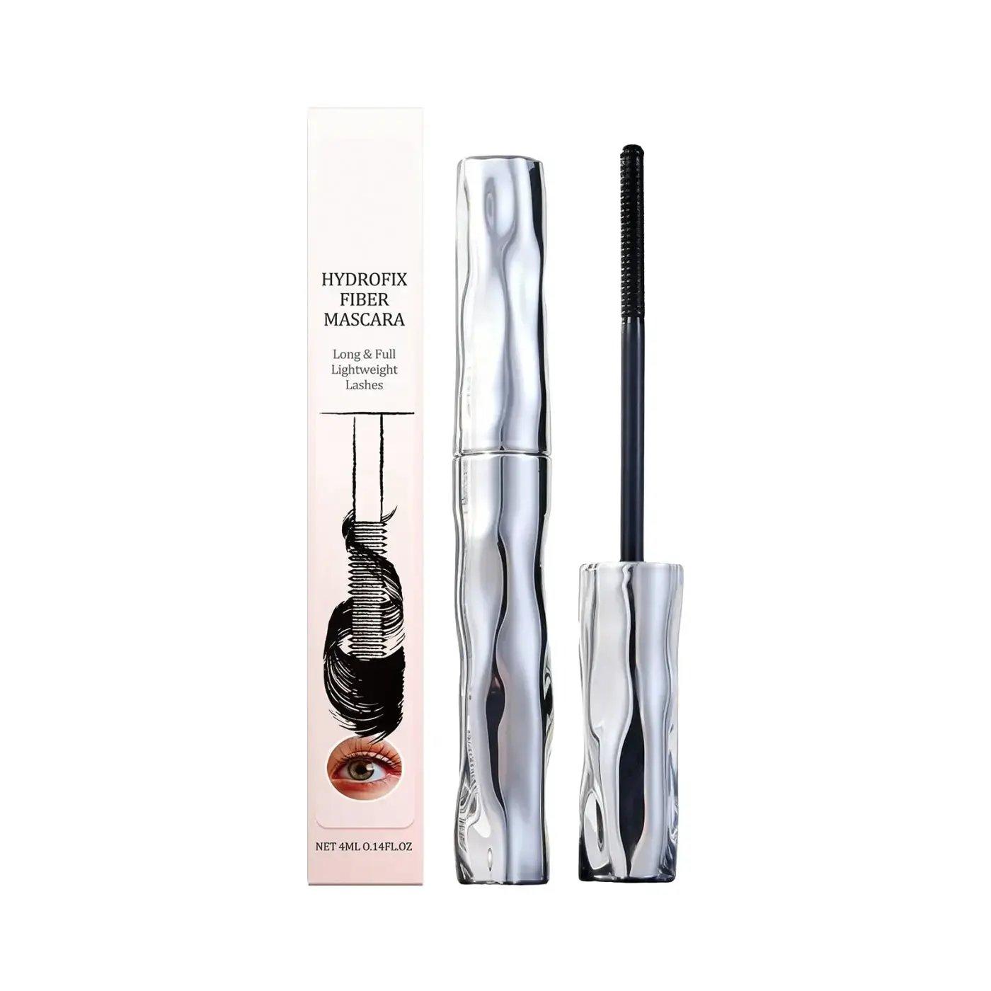 VoluCurl Pro Carbon Black Mascara tube with bold, defined lashes and waterproof formula packaging