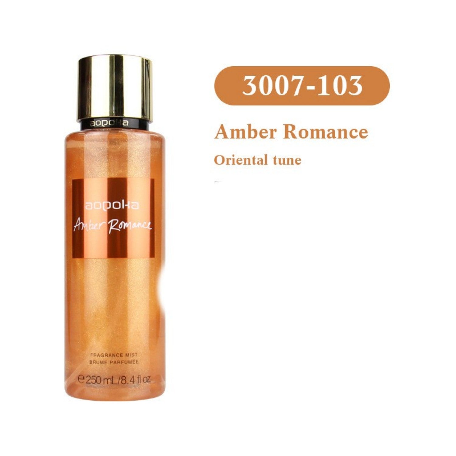 Dropshipman 250ml Long-Lasting Floral Body Spray Perfume for Women in ergonomic spray bottle