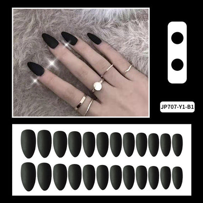 Women's Solid-color Frosted Matte False Nails by Dropshipman
