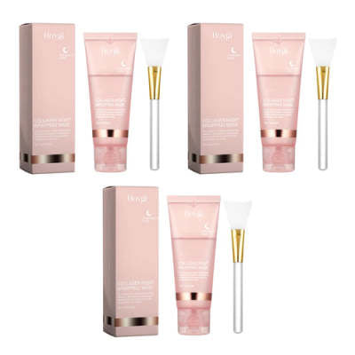 Dropshipman Collagen Tearing Mask kit with brush and packaging for facial cleansing and moisturizing