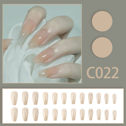 New Solid-color Wearable Nails Short Style by Dropshipman