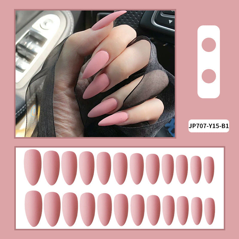 Women's Solid-color Frosted Matte False Nails by Dropshipman