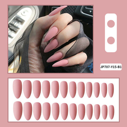 Women's Solid-color Frosted Matte False Nails by Dropshipman