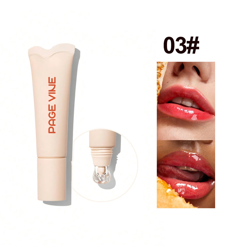4-color brightening lip balm in sleek compact tube for moisturizing and exfoliating shine