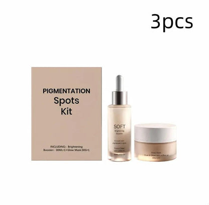 Moisturizing Softening and Nourishing Facial Skincare Set with 30ml hydrating serum and 30g brightening mask for all skin types