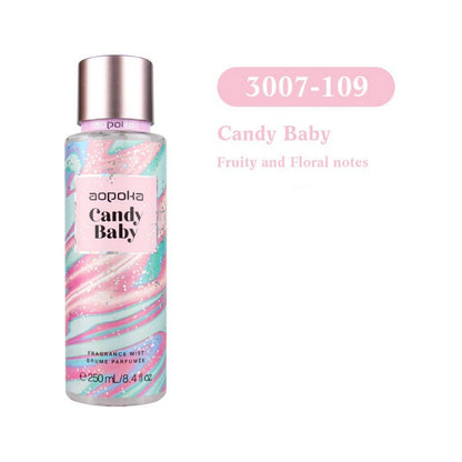 Dropshipman 250ml long-lasting floral body spray perfume for women in ergonomic bottle