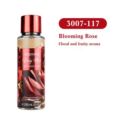 Dropshipman 250ml long-lasting floral body spray perfume for women in a sleek spray bottle