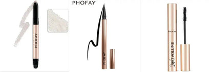 PHOFAY crease proof waterproof eyeshadow stick with built-in smudger and 12-hour wear for all skin tones
