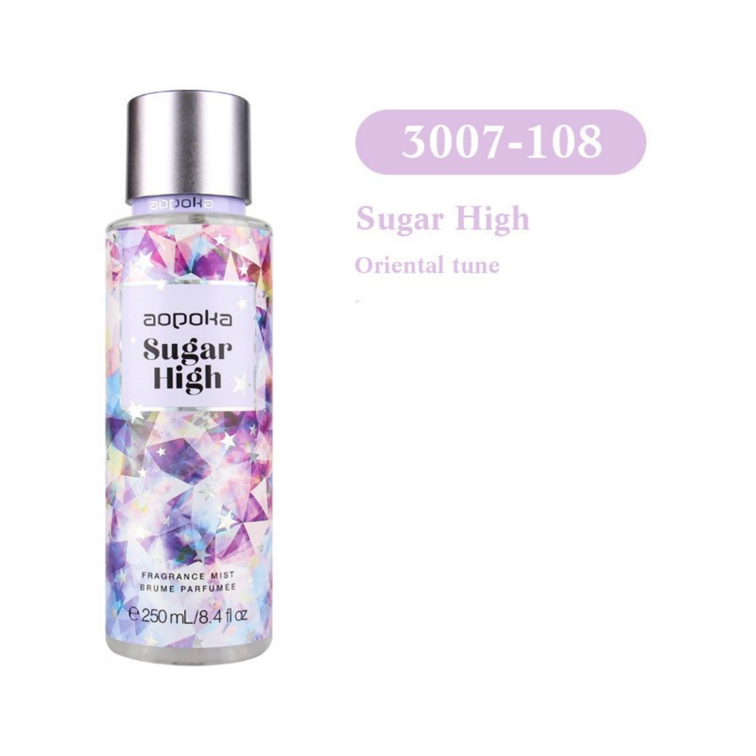 Dropshipman 250ml body spray perfume for women with floral citrus fragrance in ergonomic bottle