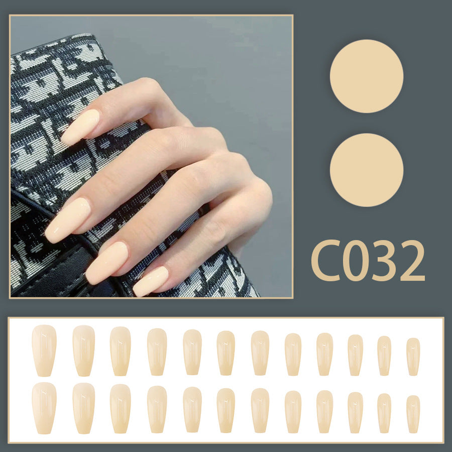 New Solid-color Wearable Nails Short Style by Dropshipman