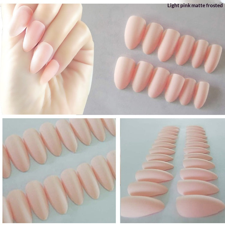 Women's Solid-color Frosted Matte False Nails by Dropshipman