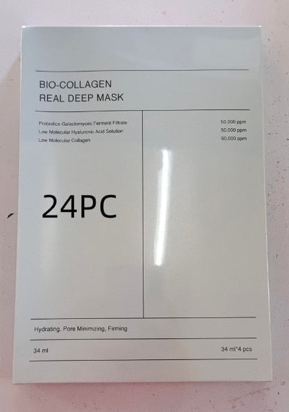 Deep Collagen Overnight Mask by Dropshipman for firming and hydration with low molecular weight collagen in 4-pack box