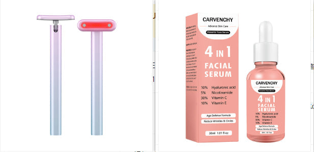 Advence Skin Care 4 In 1 Facial Serum with Hyaluronic Acid and Vitamins in 30ml dropper bottle