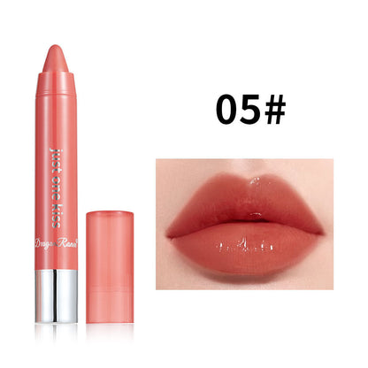 Solid Moist Lipstick Crayon in shade 01 with satin finish and retractable portable design