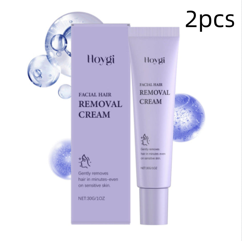 Women For Smooth Skin gentle facial hair removal cream with plant extracts and moisturizing formula in compact 30g packaging