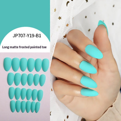 Women's Solid-color Frosted Matte False Nails by Dropshipman