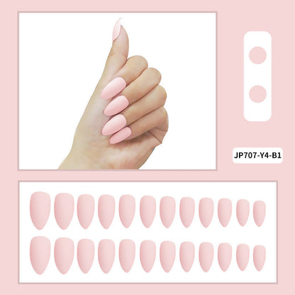 Women's Solid-color Frosted Matte False Nails by Dropshipman