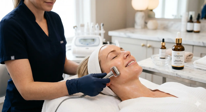The Sun-Damage Eraser and Galvanic Glow Series by Lumina Skin Sanctuary