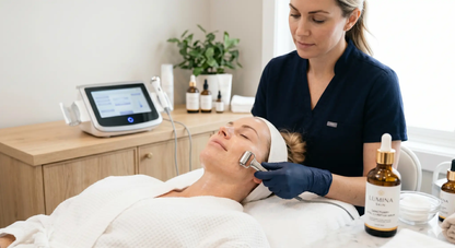 The Sun-Damage Eraser and Galvanic Glow Series by Lumina Skin Sanctuary