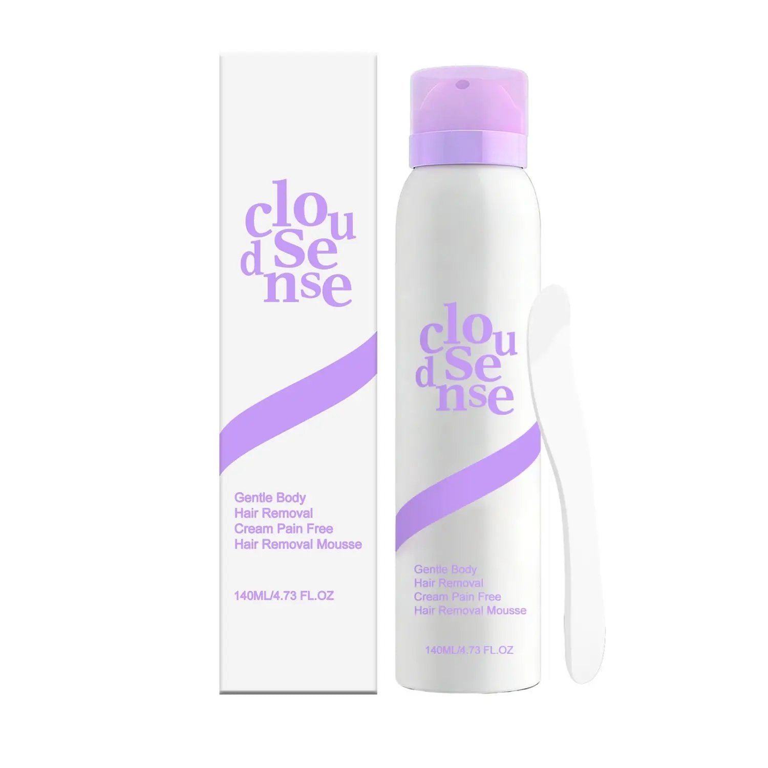 140ml water-based gentle hair removal mousse with calcium thioacetate for sensitive skin