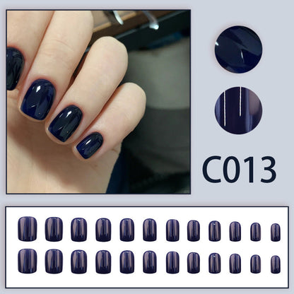 New Solid-color Wearable Nails Short Style by Dropshipman