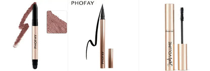 PHOFAY Eyeshadow Stick waterproof crease-proof eyeshadow stick with built-in smudger for all skin tones