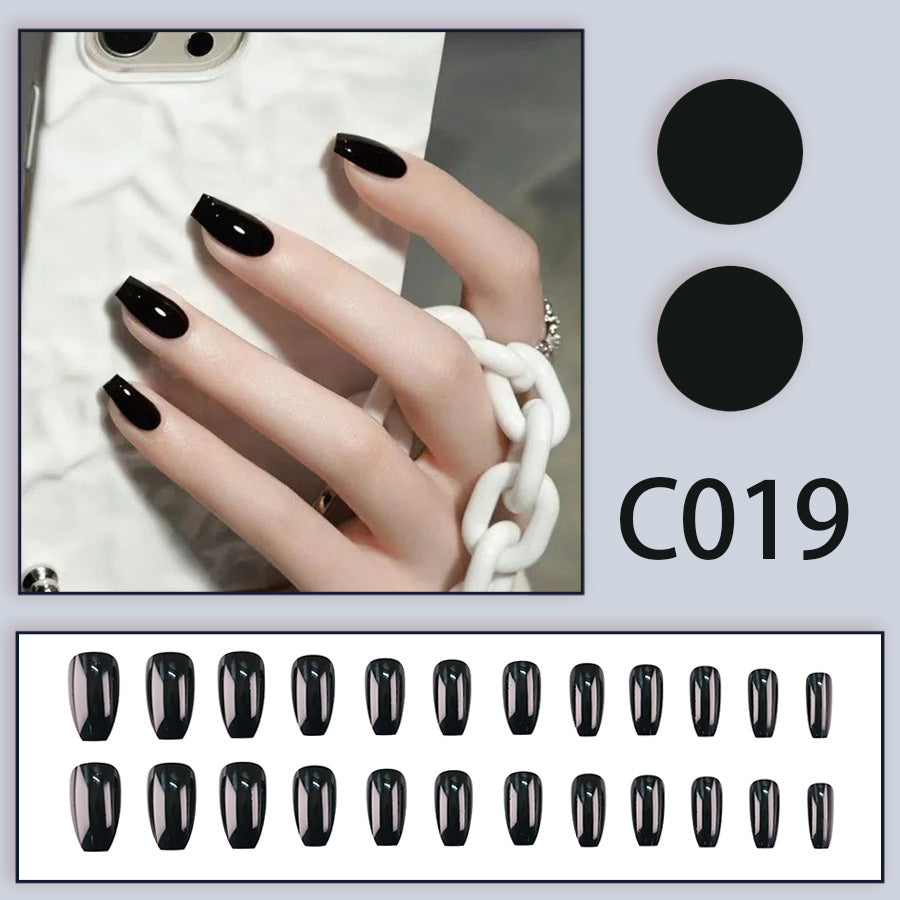 New Solid-color Wearable Nails Short Style by Dropshipman