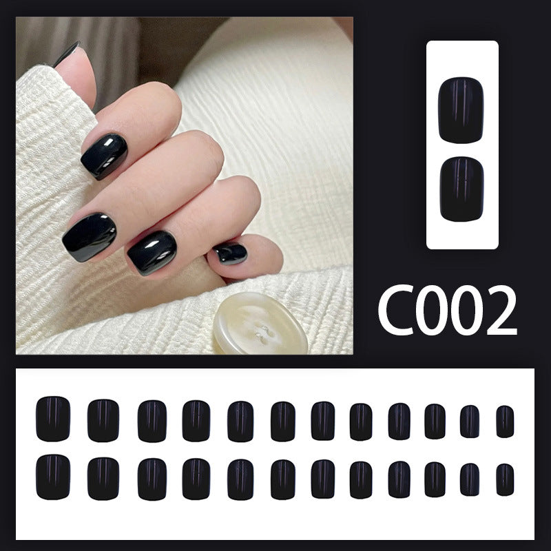 New Solid-color Wearable Nails Short Style by Dropshipman