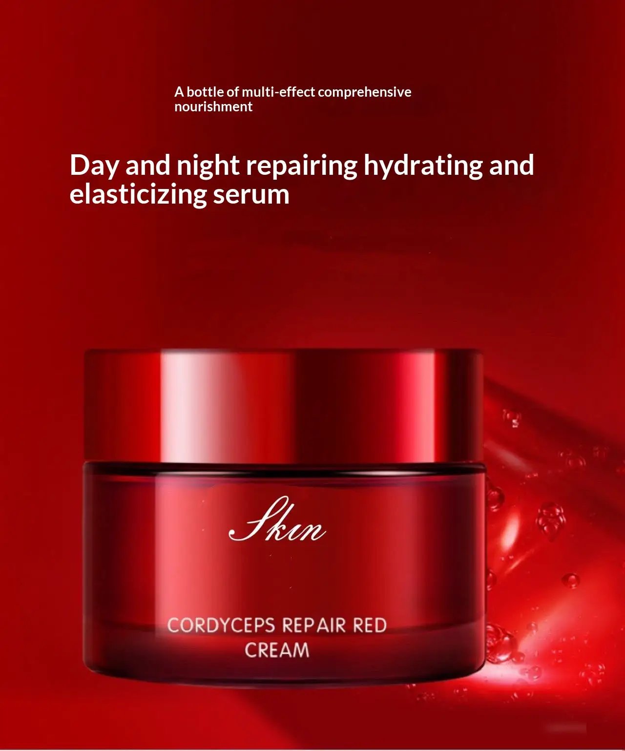 Lushi Lan Overnight Radiance Cream 50g jar for all skin types brightening night moisturizer