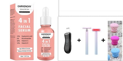 Advence Skin Care 4 In 1 Facial Serum 30ml bottle with dropper for all skin types