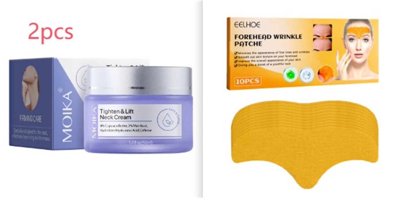 Dropshipman Neck Wrinkle Removal Cream tube with hyaluronic acid for firming and lifting neck and décolletage skin
