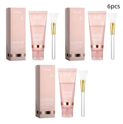 Collagen Tearing Mask cleansing kit with brush and packaging for deep hydration and facial moisturizing