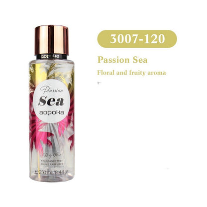 Dropshipman 250ml long-lasting floral body spray perfume for women in ergonomic bottle