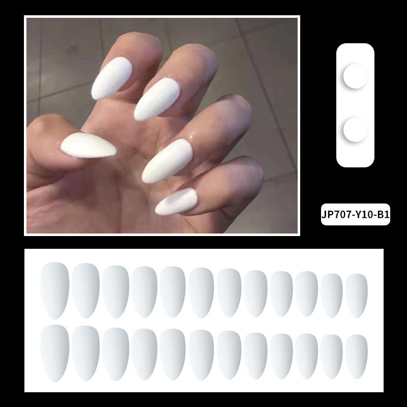 Women's Solid-color Frosted Matte False Nails by Dropshipman