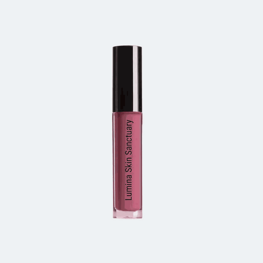Hydrates dry lips with non-sticky hyaluronic acid lip gloss in Outback Sangria shade