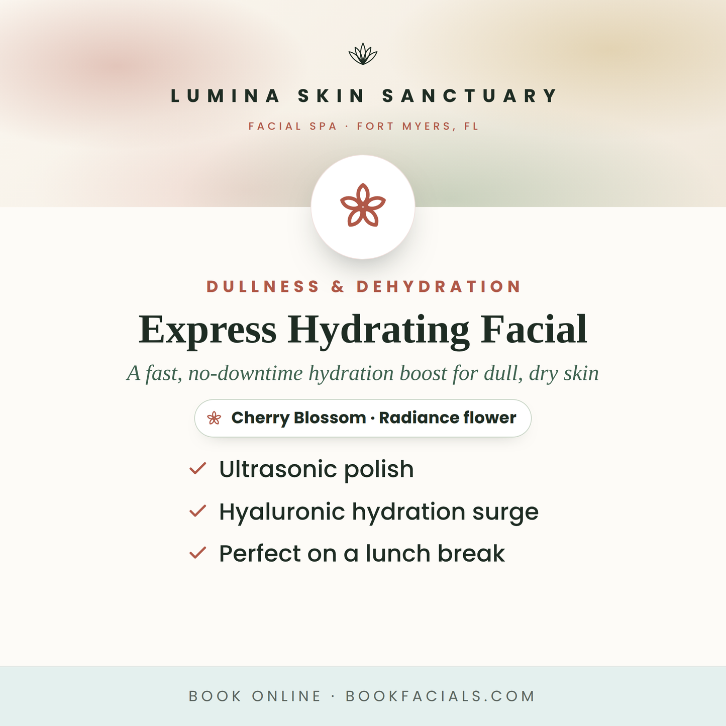 Express Hydrating Facial — Lumina Skin Sanctuary, facial spa in Fort Myers, FL