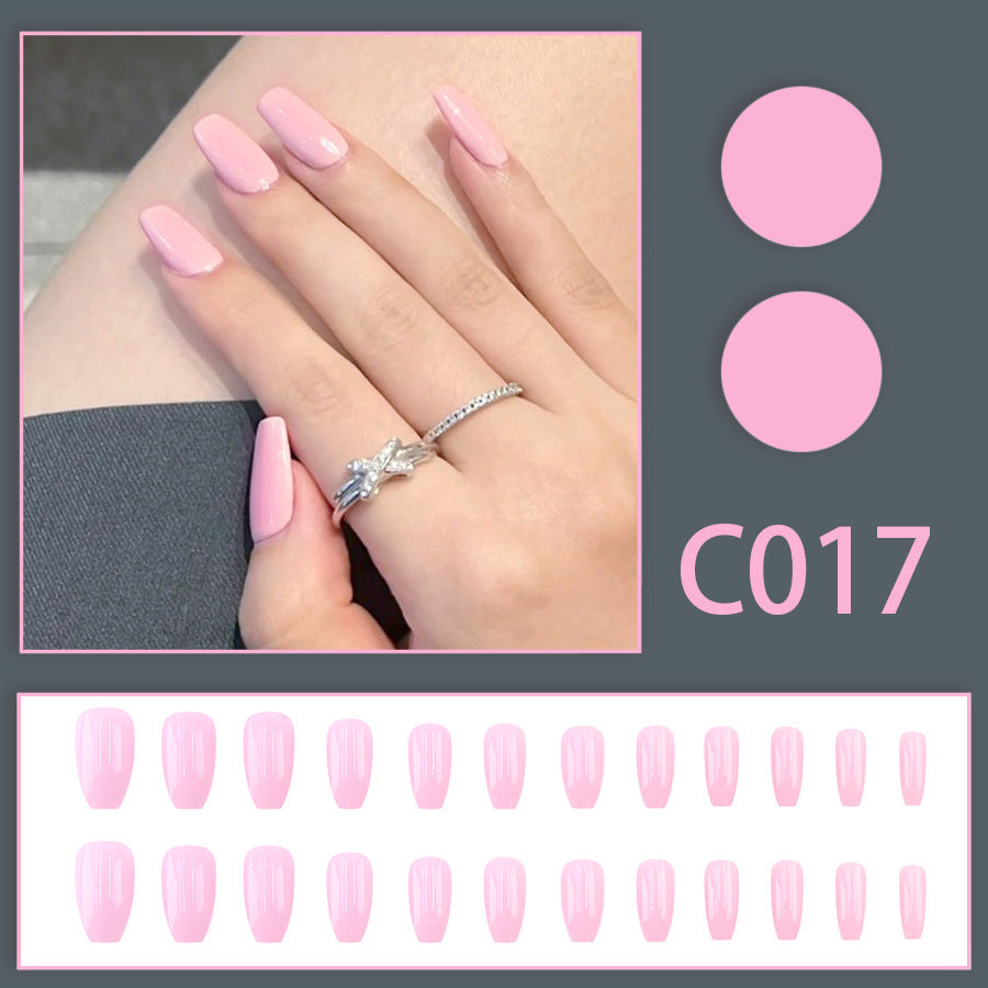 New Solid-color Wearable Nails Short Style by Dropshipman