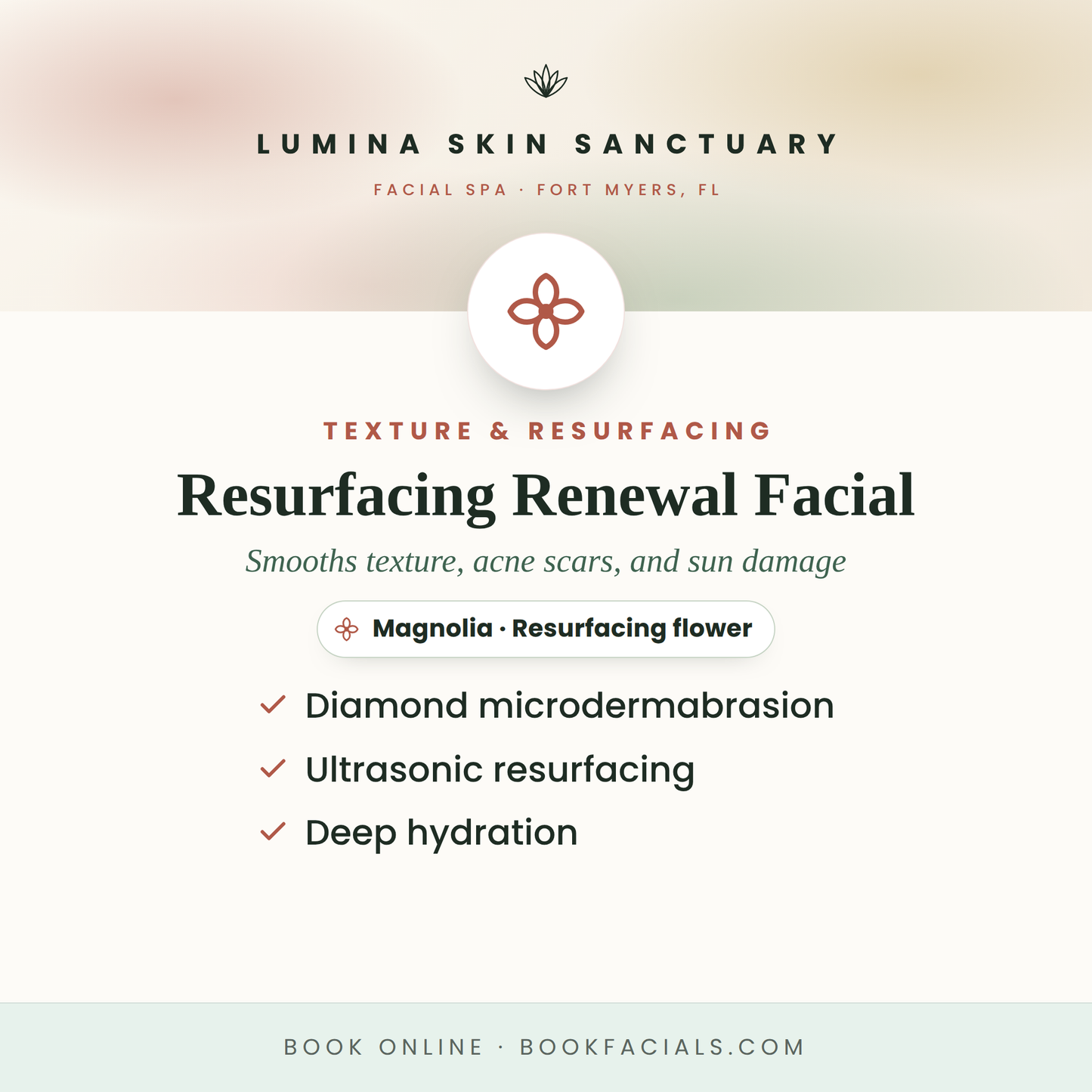 Resurfacing Renewal Facial — Lumina Skin Sanctuary, facial spa in Fort Myers, FL